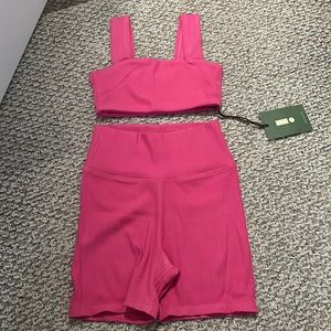 Daily drills ribbed set